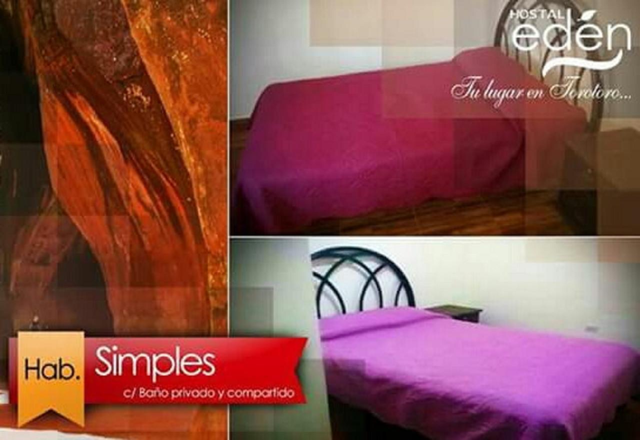 Hostal Eden Тороторо Экстерьер фото